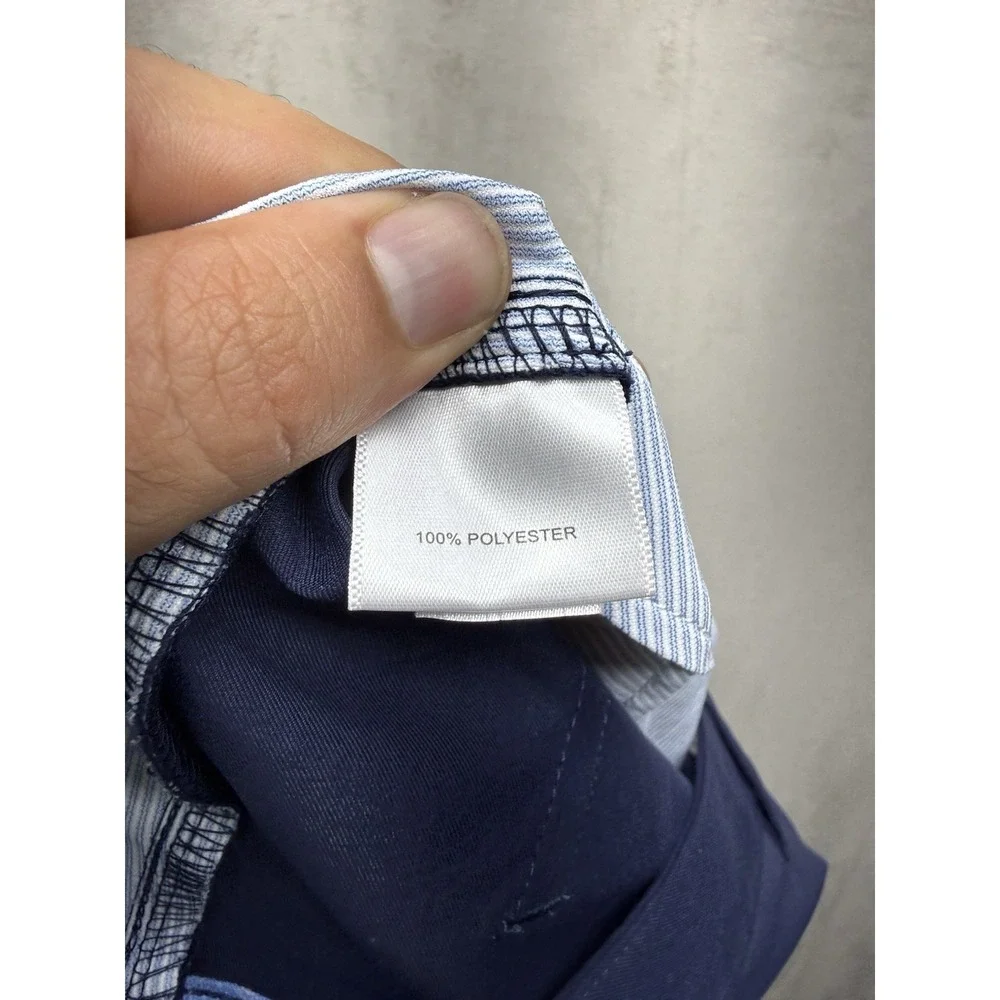Peter Millar Crown Sport EB66 Performance Golf Pants Mens 35x32 Navy Blue Chino